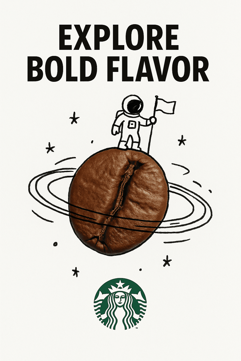 AI generated image for: Creative Ad with Real Object and Hand-Drawn Doodle, gpt-4o, 艺术, 抽象, 复古